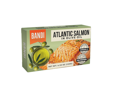BANDI Atlantic Salmon in Olive Oil $2.70