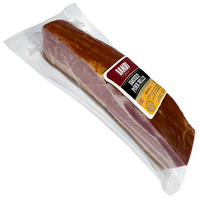 "BANDI MEATS" Smoked Pork Belly Chunk $6.20