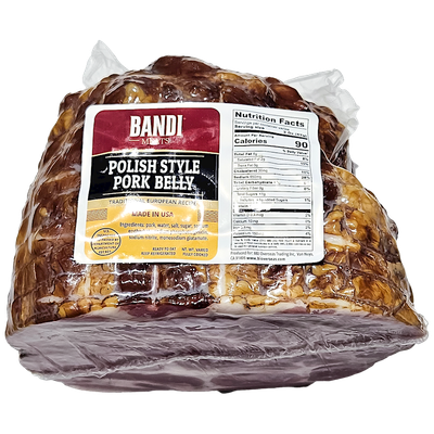 "BANDI MEATS" Polish Style Pork Belly (Baleron) $5.20