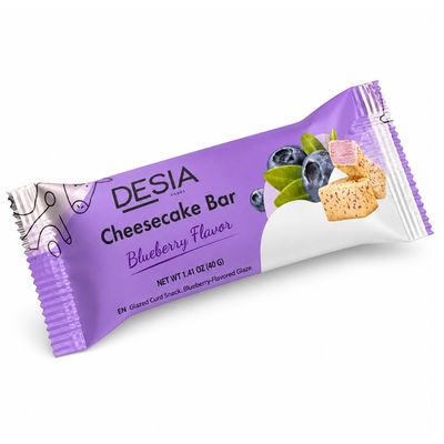 DESIA Blueberry with Pieces White Coating Cheesecake Bar $0.85