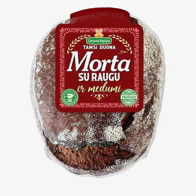 "Morta" Dark Rye Sourdough Bread With Honey $3.00