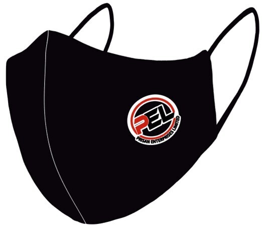 Fabric Facemask Solid Colour Three Layers, with Optional Logo