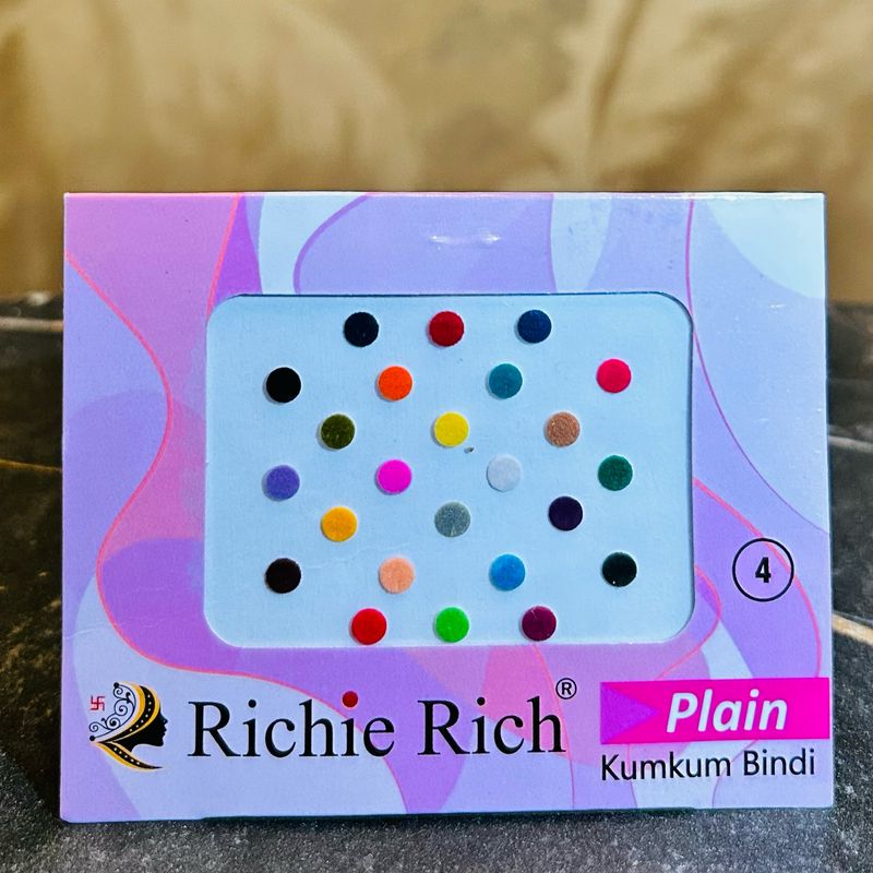 Bindiya meerdere kleuren 4 mm