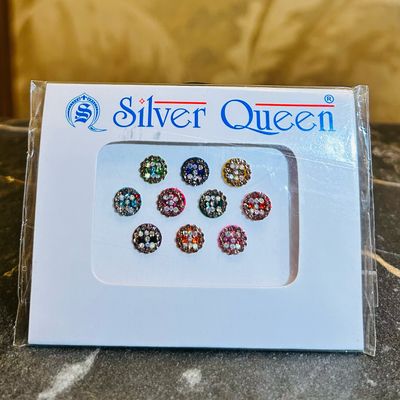 Bindiya rond meerdere kleuren (10 stuks)