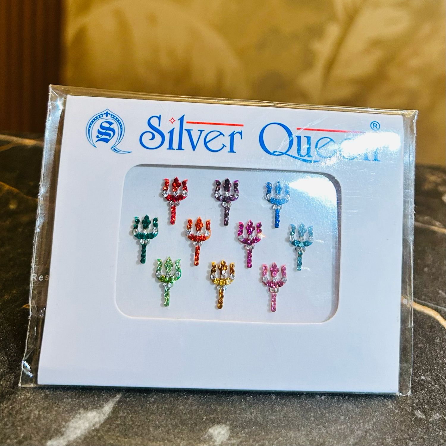 Bindiya Trishul meerdere kleuren (10 stuks)