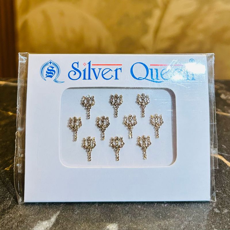 Bindiya Trishul goudkleurig (10 stuks)