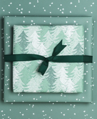Geschenkbogen doppelseitig «Wald» Geschenkbogen doppelseitig «Wald»
