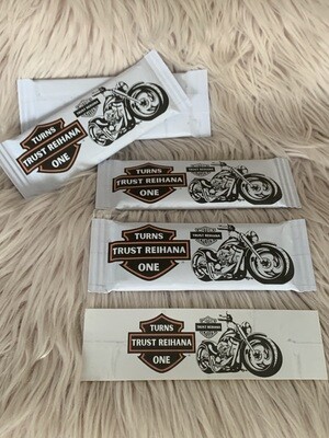 Harley Davidson Themed Personalised Chocolate Bar