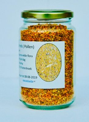 Stuifmeel korrels 250 gram 12,00/300.gram 15,00 500.gram 22,50 1000.gram 44,00