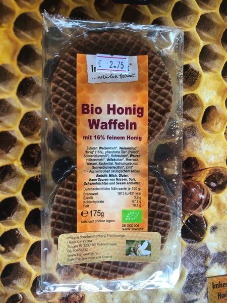 Bio Honing waffels