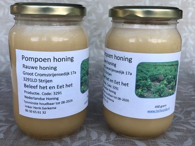 Pompoenehoning Créme 450 gram