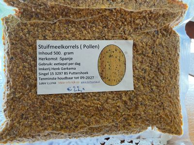 StuifmeelStuifmeel goed tegen de Hooikoors en kracht voor sporten 500 gram 22,00 €