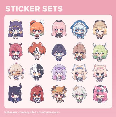 [PRE-ORDER] Hololive Sticker Sets