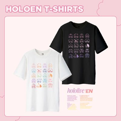 [PRE-ORDER] BLACK Hololive T-Shirts