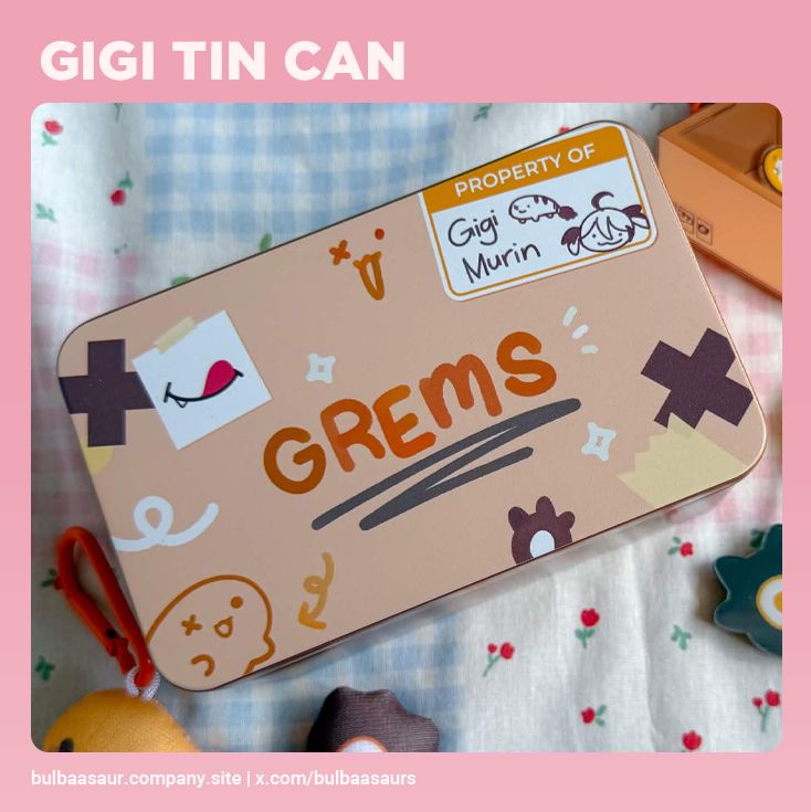 [PRE-ORDER] Gigi Shoebox Tin Can