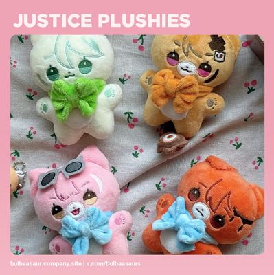 [INDIVIDUAL PLUSHIES/PRE-ORDER] 10 CM Hololive Justice Animal Plushies