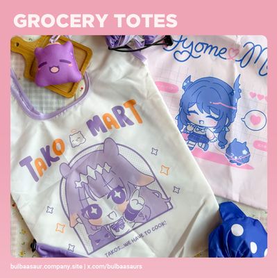 [PRE-ORDER] Foldable Grocery Tote Bags
