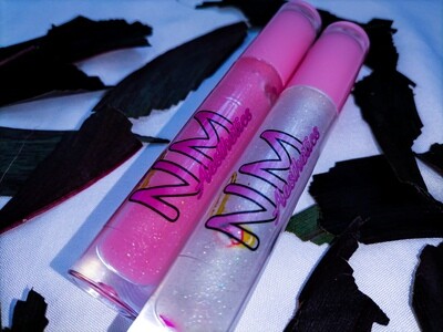 Clear crystal and/or Clear barbie lipgloss