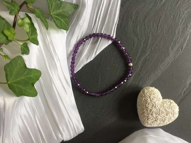 Edelstein-Armband „Amethyst“