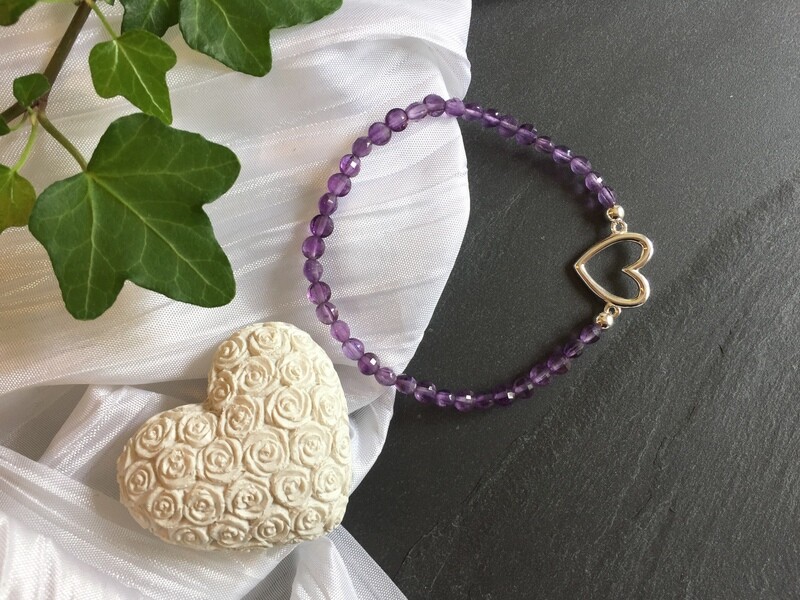 Edelstein-Armband „Amethyst“
