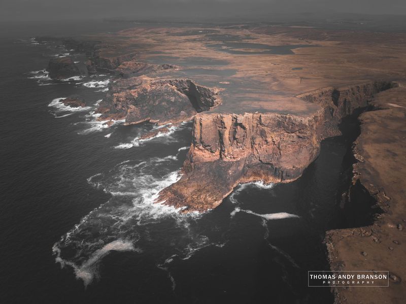 Cliffs, Eshaness Lighthouse, Mainland, The Shetland Islands, Scotland – Digital Photo Download