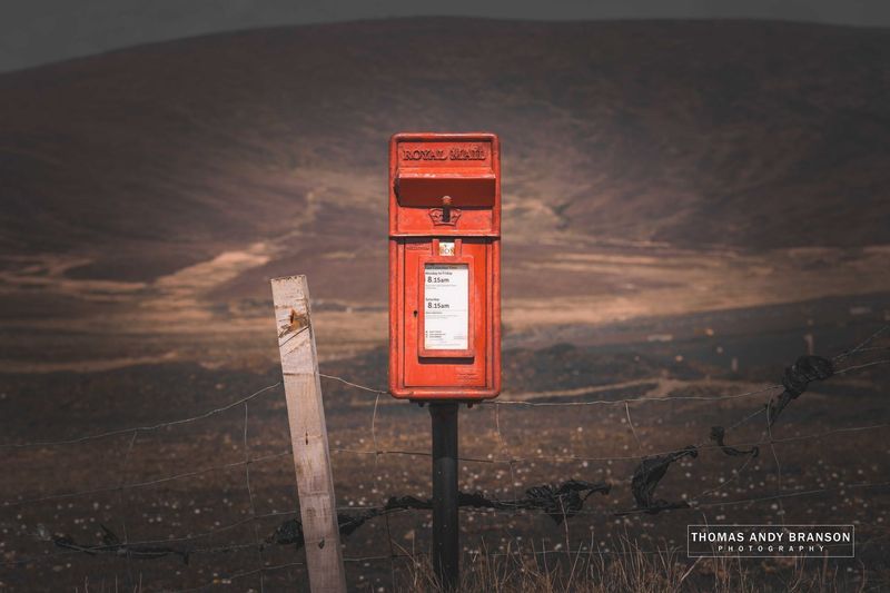 Britain's Most Northerly Post Box, Unst, The Shetland Islands, Scotland – Digital Photo Download