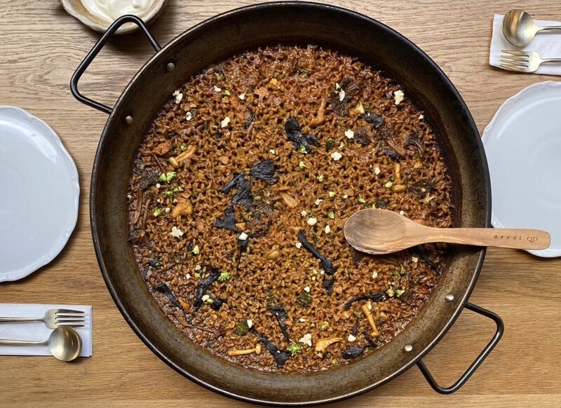 Wild mushroom rice