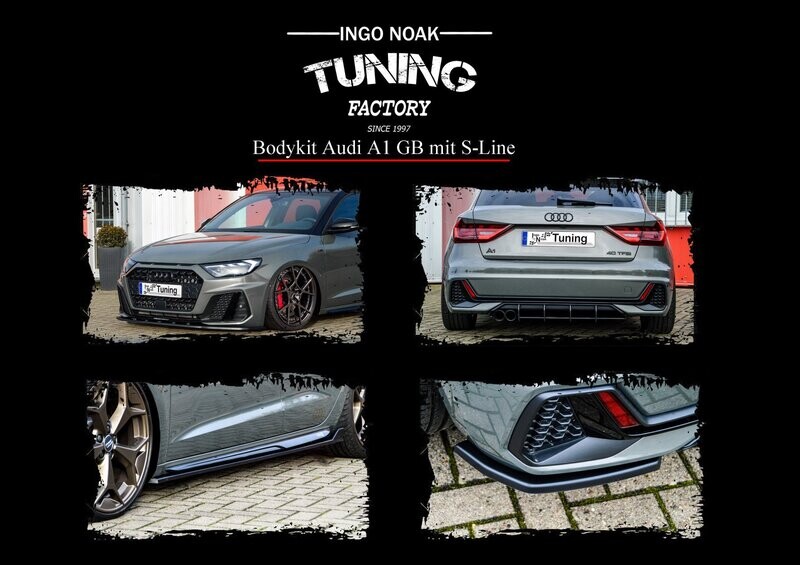 Bodykit for Audi A1 GB Sportback with S-Line Bj.2018- Bodykit for Audi A1 GB Sportback with S-Line Bj.2018-