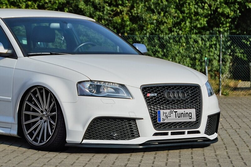 Cup Frontspoilerlippe für Audi RS3 8PA Bj. 2011-2012 Cup Frontspoilerlippe für Audi RS3 8PA Bj. 2011-2012