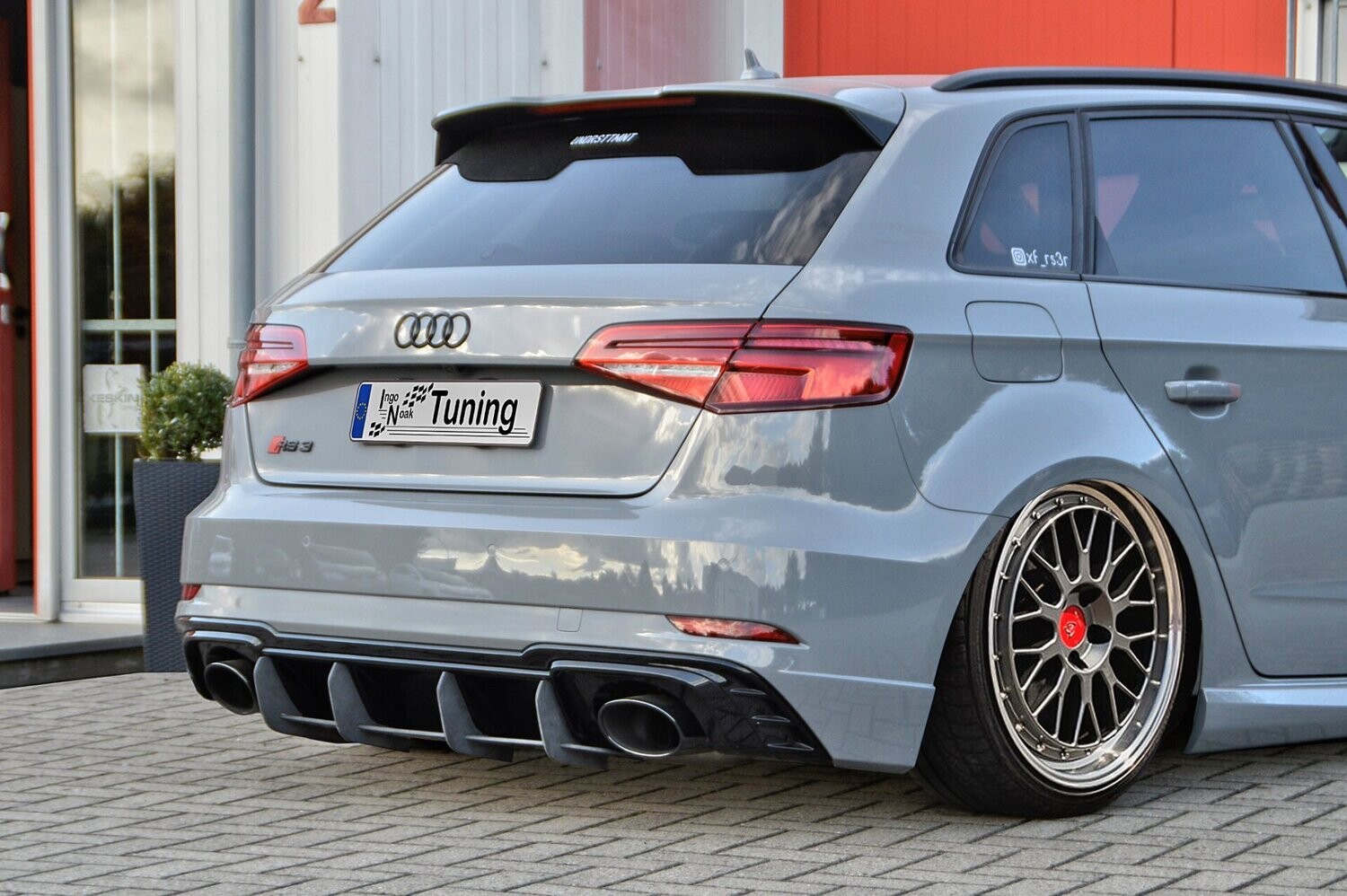 Heckansatz für Audi RS3 8V Facelift Sportback Bj.2017-