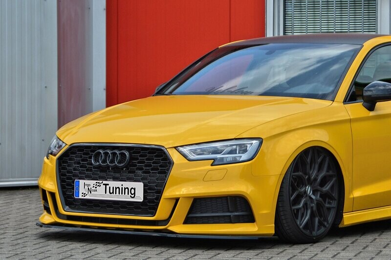 Cup Frontspoilerlippe für Audi A3 S3 8V S-Line + Cabrio Facelift Cup Frontspoilerlippe für Audi A3 S3 8V S-Line + Cabrio Facelift