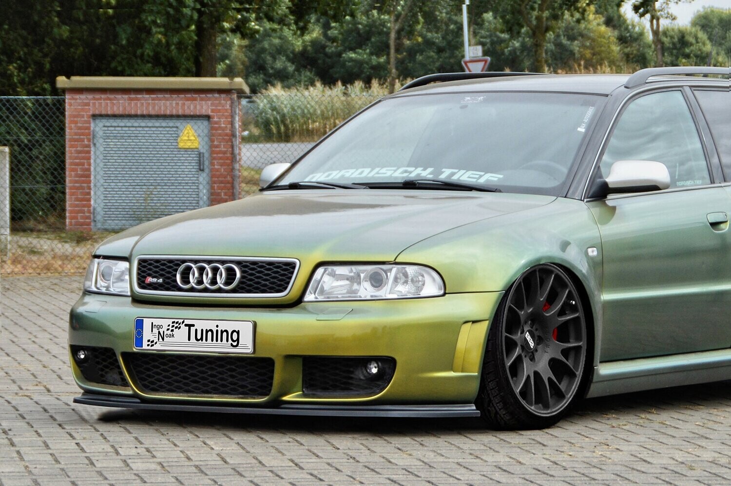 Cup Frontspoilerlippe für Audi RS4 B5 Bj. 1999-2001