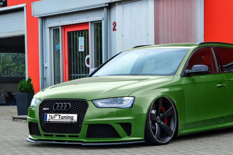 Cup Frontspoilerlippe für Audi RS4 B8 Bj. 2012-2015 Cup Frontspoilerlippe für Audi RS4 B8 Bj. 2012-2015