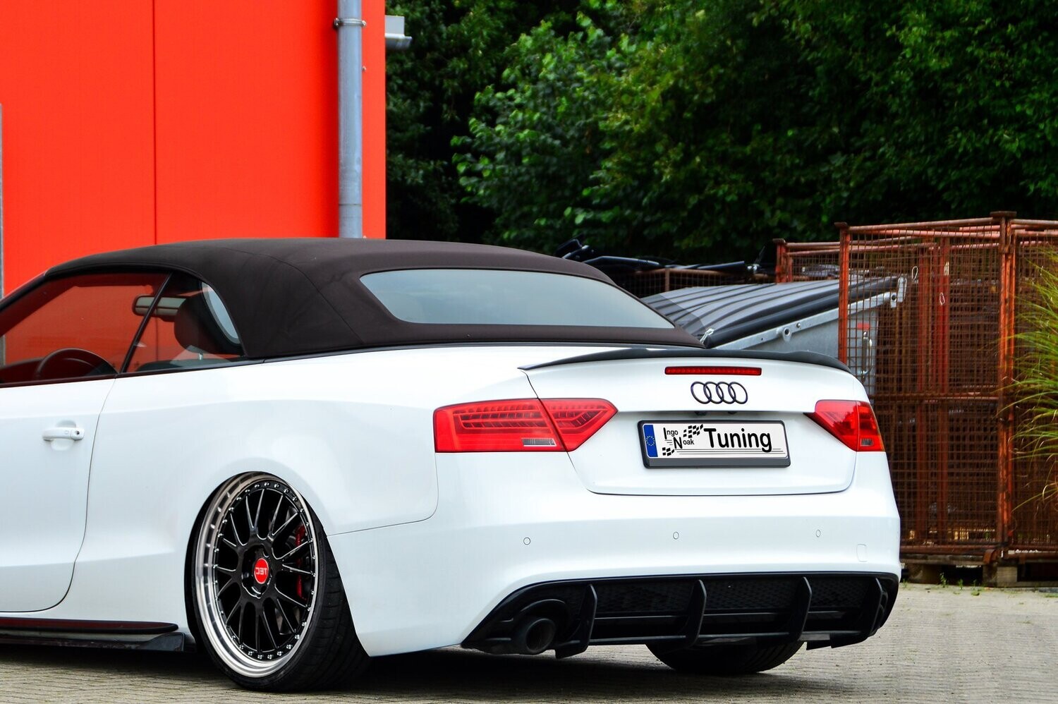 Gesfräster Heckansatz für Audi A5 B8 Facelift mit S-Line Diffusor