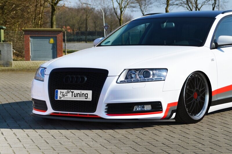 Cup Frontspoilerlippe für Audi A6 4F Facelift Bj. 2008-2011 Cup Frontspoilerlippe für Audi A6 4F Facelift Bj. 2008-2011
