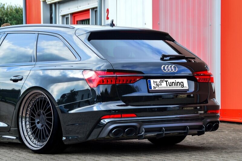 Gefräster Heckansatz für Audi S6 8C 4K Gefräster Heckansatz für Audi S6 8C 4K