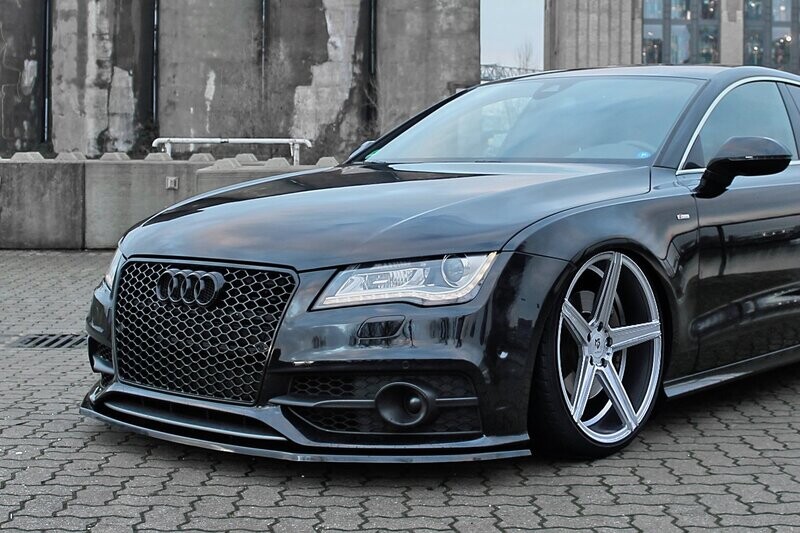 Cup Frontspoilerlippe für Audi A7 S-Line + S7 Bj. 2010-2014 Cup Frontspoilerlippe für Audi A7 S-Line + S7 Bj. 2010-2014