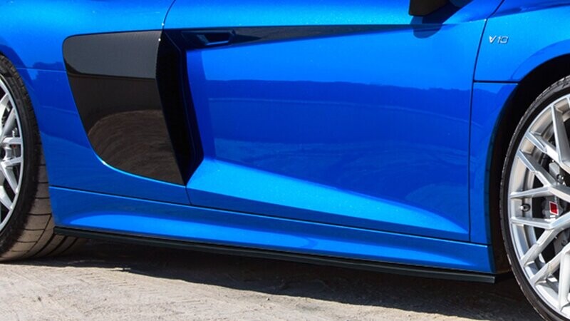 Seitenschweller im Cup Look für Audi R8 4S Coupe + Roadster ab Bj. 2015 - Seitenschweller im Cup Look für Audi R8 4S Coupe + Roadster ab Bj. 2015 -