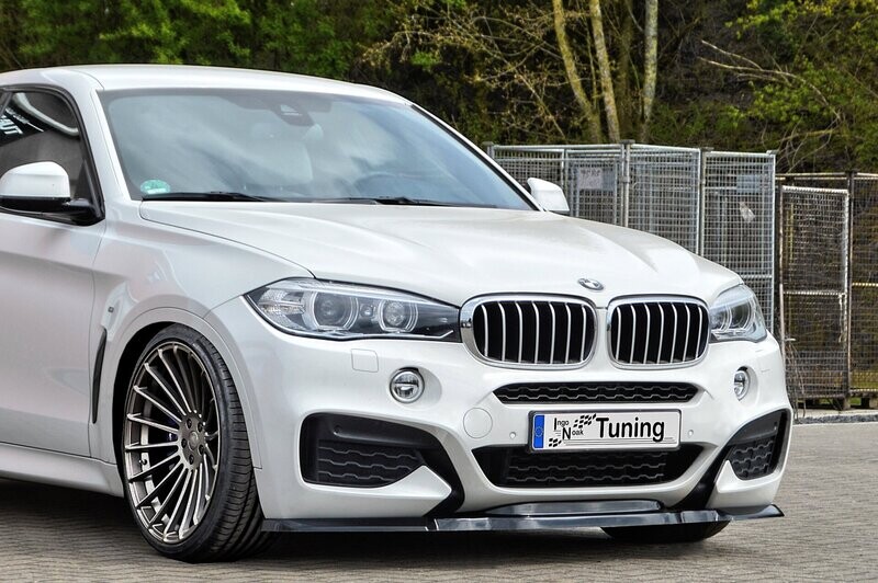 Cup Frontspoilerlippe für BMW X6 F16 mit M-Paket Bj. 2014 - Cup Frontspoilerlippe für BMW X6 F16 mit M-Paket Bj. 2014 -