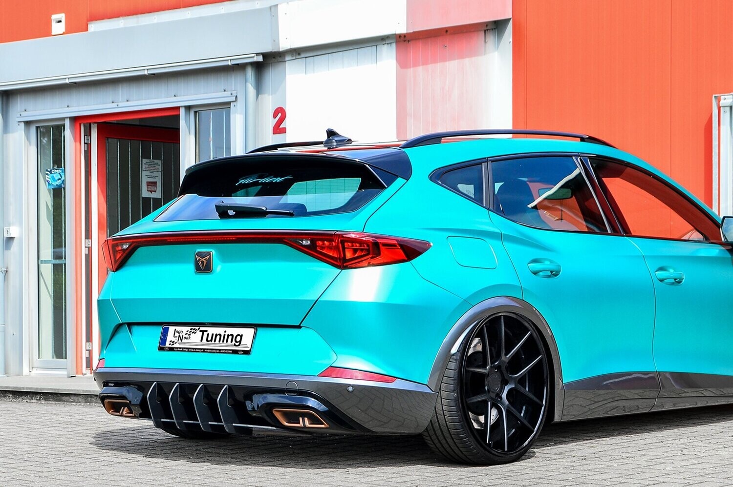 Gefräster Heckansatz Diffusor für Cupra Formentor ab BJ.2020-