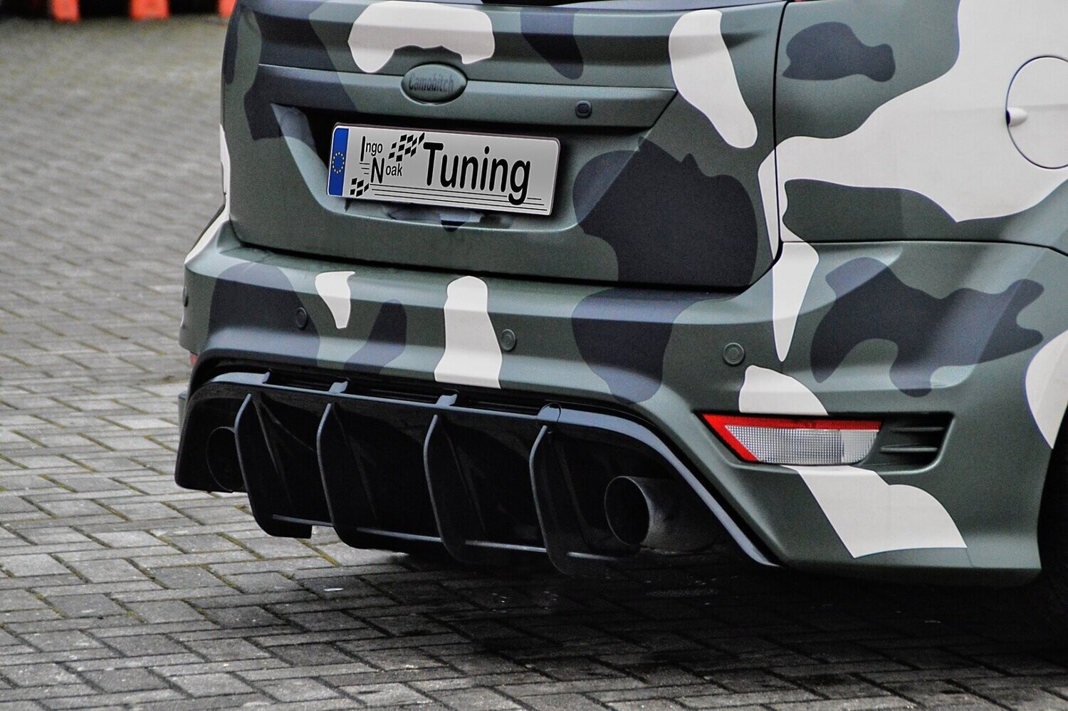 Heckdiffusor / Heckansatz für Ford Focus 2 RS DA3 Bj: 2009-2010