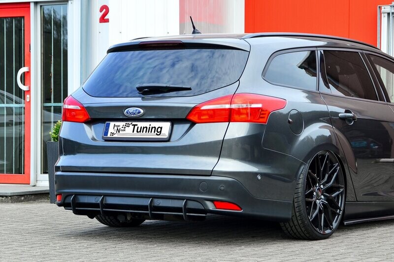 Heckansatz Diffusor für Ford Focus Turnier DYB ab Bj.2014-2018 Heckansatz Diffusor für Ford Focus Turnier DYB ab Bj.2014-2018