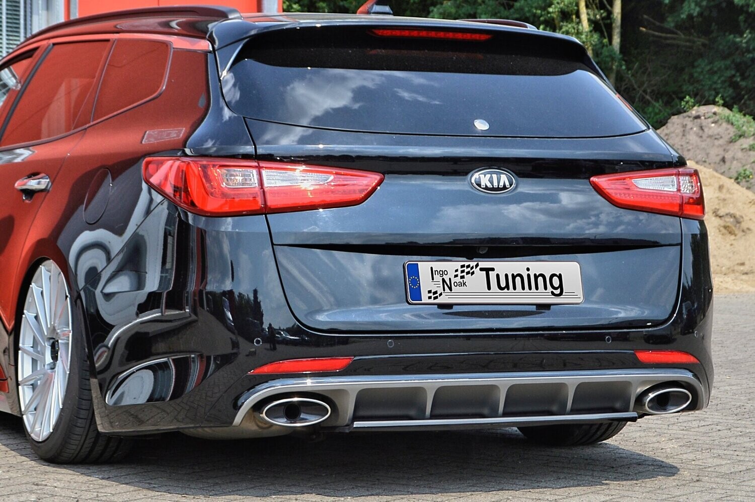Heckansatz Mittelteil für Kia Optima JF Sportswagon ABS