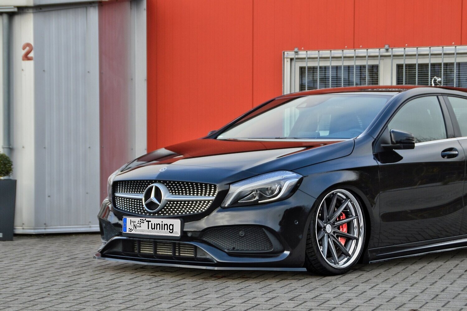 Cup Frontspoilerlippe für Mercdes A W176 AMG-Line MOPF