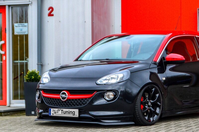 Cup Frontspoilerlippe für Opel Adam S + OPC-Line ab Bj. 2015-