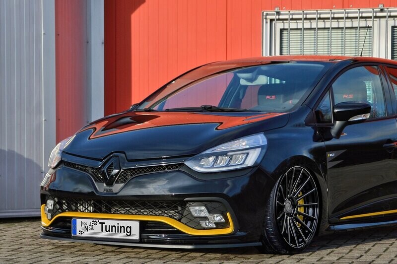 Frontspoiler Cuplippe Spoilerschwert für Renault Clio 4 RS Frontspoiler Cuplippe Spoilerschwert für Renault Clio 4 RS