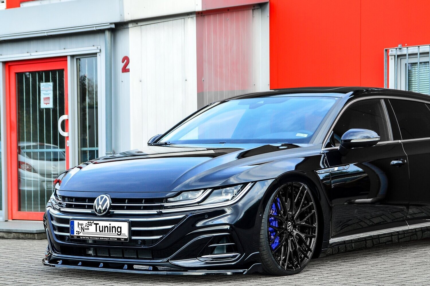 Cup Frontspoilerlippe mit Wing für VW Arteon R-Line inkl-Shooting Break