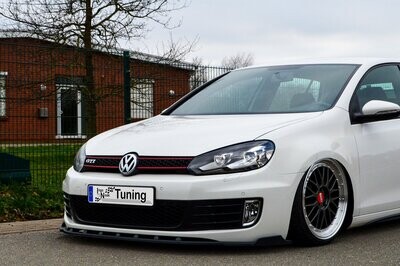 CUP Frontspoilerlippe Phase 2 mit Wing für VW Golf 6 1K