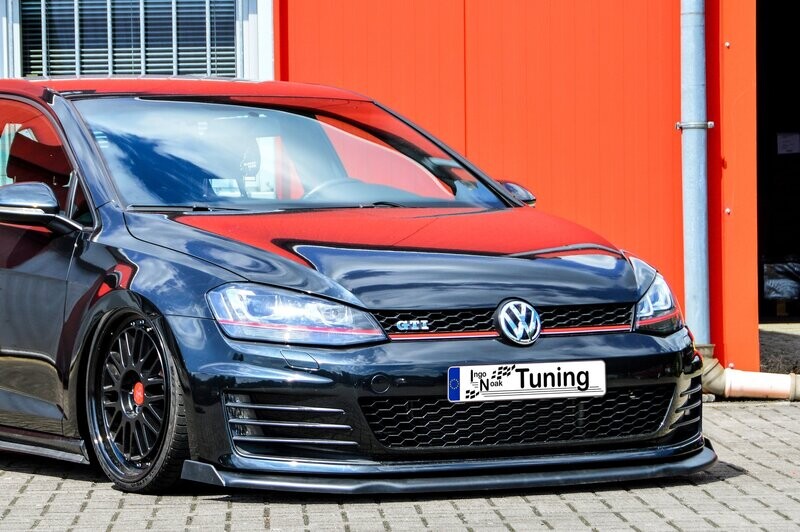 Cup Frontspoilerlippe V2 mit Wing für VW Golf 7 GTI GTD Cup Frontspoilerlippe V2 mit Wing für VW Golf 7 GTI GTD