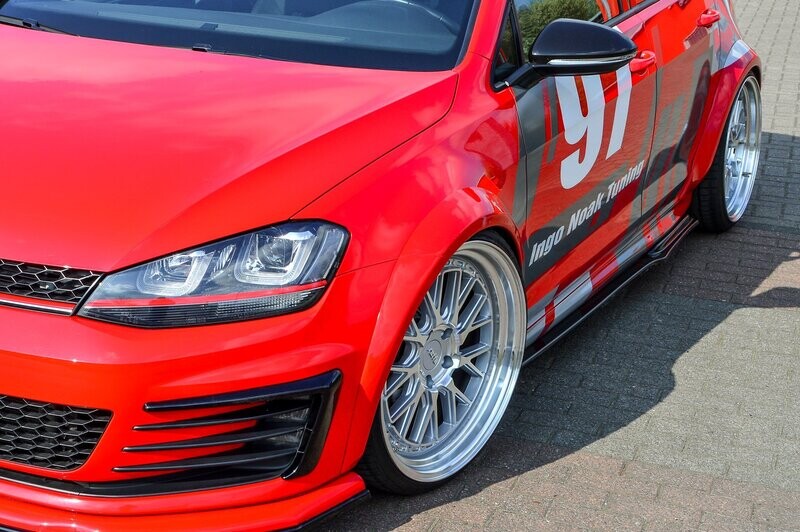 Widebody Kotflügel Verbreiterungssatz aus ABS für VW Golf 7 GTI Widebody Kotflügel Verbreiterungssatz aus ABS für VW Golf 7 GTI